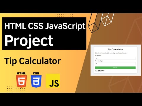 Tip Calculator Html Css Javascript With Source Code