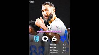 Benzema's First Hat-trick for al hilal 🤩