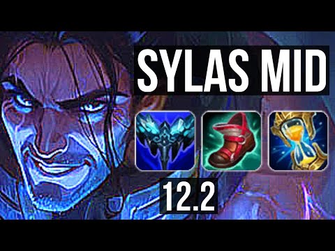 SYLAS vs QIYANA (MID) | 10/1/9, Legendary, 600+ games | BR Grandmaster | 12.2