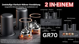 Fosi Audio GR70 Röhren-Vorverstärker & Kopfhörer mit tollem Röhrenklang *Schnäppchentipps #fosiaudio