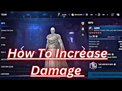 How To Increase Gorr Damage - Marvel Future Fight