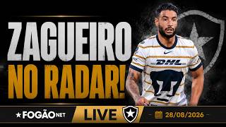 FOGÃONET LIVE: BOTAFOGO AVANÇA PELO ZAGUEIRO NATHAN SILVA | DANILO PODE FICAR FORA POR DUAS SEMANAS