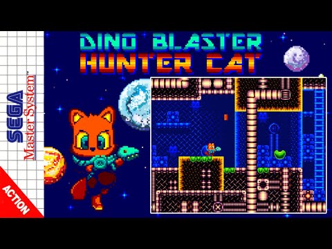Dino Blaster Hunter Cat - Hack of Alex Kidd in Miracle World [SMS] Demo 1