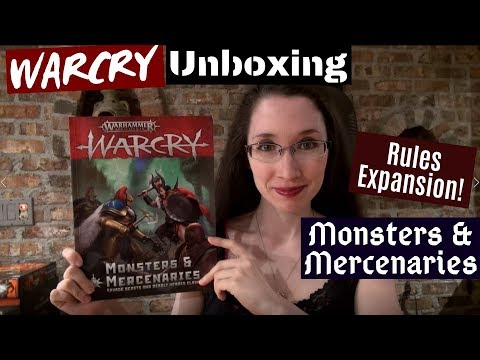 WARCRY Monsters & Mercenaries Rules Expansion Book Unboxing Review