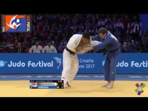 European Judo Team Championships Warsaw 2017 Final -81kg REKHVIASHVILI (GEO) vs. SEMENOV (RUS)