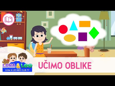 Učimo oblike - Oblici za decu | Naučite decu oblike | Poučni video za decu - Edukacija