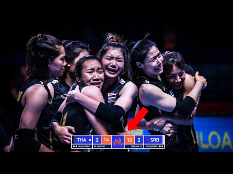 This is the Most DRAMATIC Moment in Thailand Volleyball History !!!
