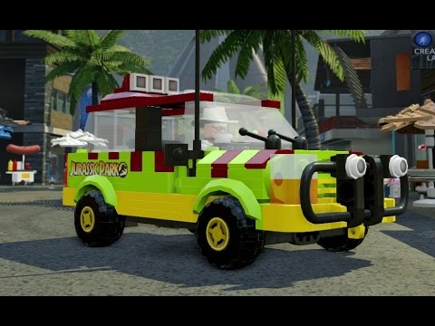 LEGO Jurassic World - All 36 Vehicles Unlocked (A Look at All Vehicles)
