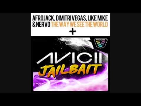 Avicii vs. Nervo, Afrojack, Dmitri Vegas & Like Mike - Jailbait World (Ricky Sho BootMash)