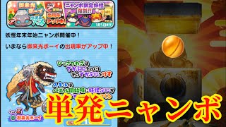 Z2.0%ニャンボで今年のガシャ運占いでもしようかな。　妖怪ウォッチぷにぷに#167