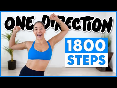 ONE DIRECTION WALKING WORKOUT (1800 Steps/Low Impact)