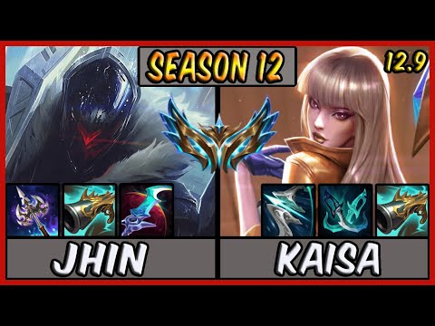 Jhin vs Kaisa ADC / Korea Challenger/ Patch 12.9 / Season 12 [ 11 / 1 / 16 ] ❌