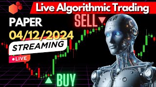 Live Algorithmic Trading Paper Session