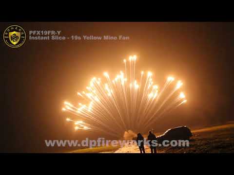 Slice - 19s Yellow Mine Fan PFX19FR-Y ... Available at American Wholesale Fireworks!