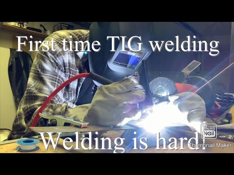 My first time tig welding.