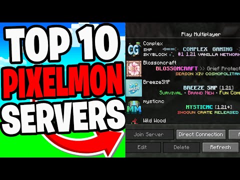 Top 10 Pixelmon Servers For Minecraft! - 1.16.5