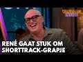 René gaat helemaal stuk om grapje Johan over shorttrack | VANDAAG INSIDE