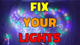 How to fix your low voltage LED Christmas lights