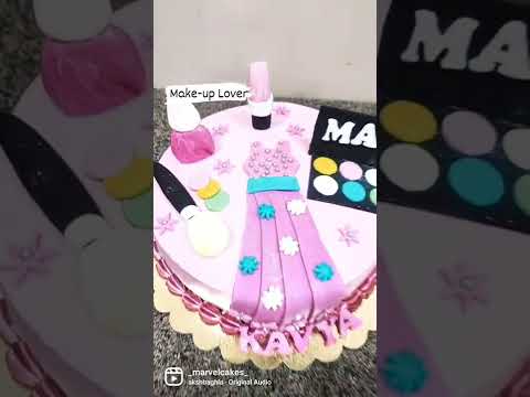 Make-up Lover theme cake