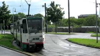 preview picture of video '20 Jahre Tatra-T6-Straßenbahnen im Einsatz in Magdeburg - Linie 15'