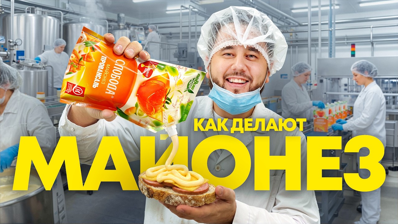 Как делают майонез, который ест вся страна. Производство майонеза Слобода