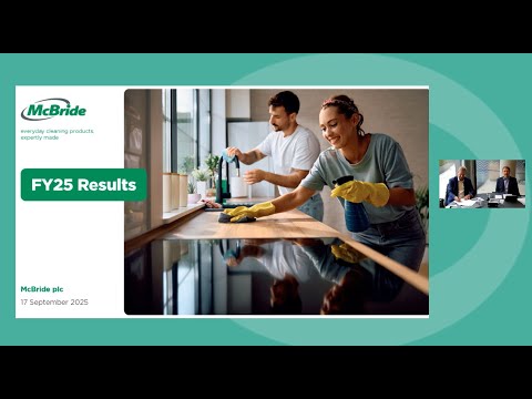 McBride plc - Investor Presentation video recording (FY Results) - September 2025