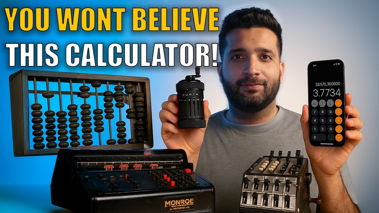 How We Calculated Before Computers: A Hands-On History Of The Calculator
