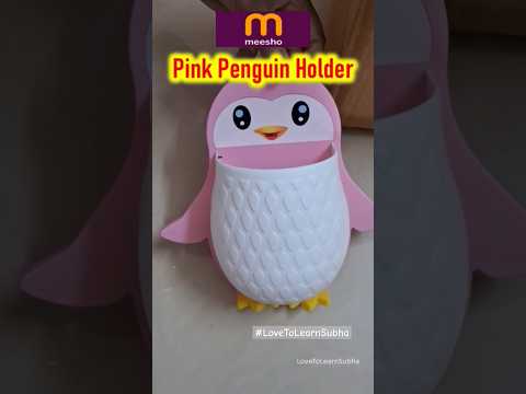 Penguin bathroom holder