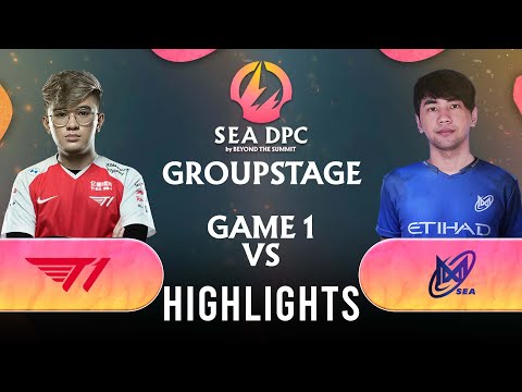 Game 1: T1 vs Nigma Galaxy SEA | DPC SEA 2022 Tour 3: Division I