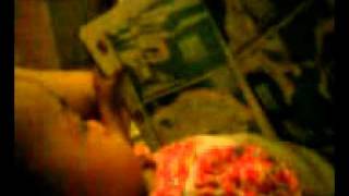 My Baby..Reading magazine &amp; Watching TV in the same time..^^..