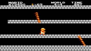 Super Mario Bros (NES) Level 4-4