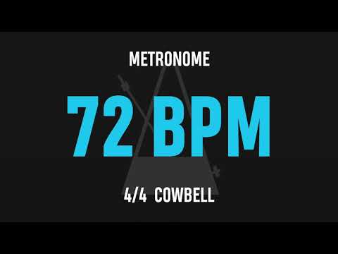 72 BPM 4/4 - Best Metronome (Cowbell)
