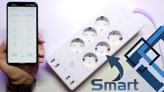 Smart WLAN Steckdosenleiste mit USB - kompatibel mit Alexa & Google Home - acme SH3305