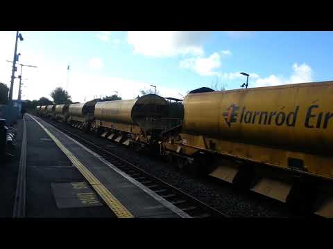 irish rail ballast train at rush and lusk