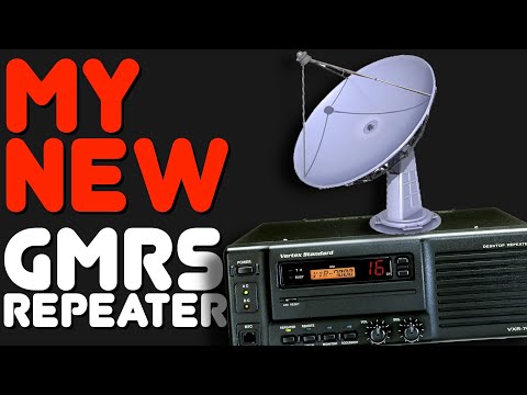 My GMRS Repeater & How I Connected The GMRS Repeater To The Internet - My Vertex VXR-7000 Repeater