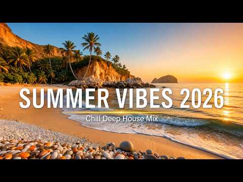 Summer Vibes 2026 🌴 2 Hour Chill Deep House Mix | Beach Café Sunset | DriveUp