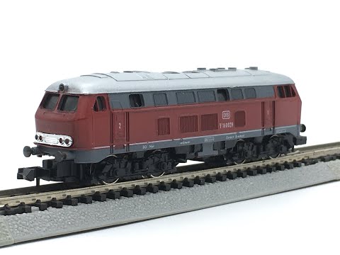 Arnold Rapido N Scale Deutsche Bundesbahn V160 Diesel Locomotive Demo