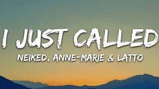 Cover art for I Just Called