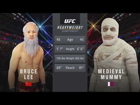 UFC 4 - Old Bruce Lee vs. Scary Mummy - Super Dragon 🐉