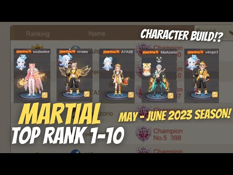 Top Rank 1-10 on Martial (May - June 2023) Review!! - Cloud Song