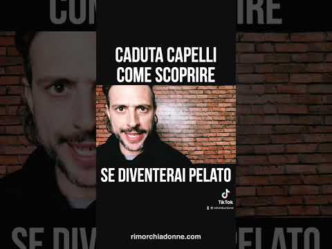 Caduta capelli come scoprire se diventerai pelato #shorts