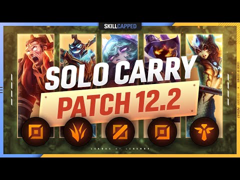 3 BEST SOLO CARRY Champions for EVERY ROLE in PATCH 12.2 - League of Legends