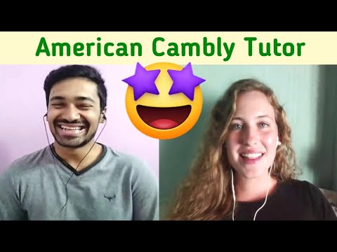 Cambly English Conversation with a Native Speaker from United States of America || ICONIC INDRA
