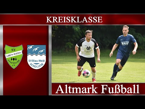 Grün Weiß Staffelde II - Blau Weiß Schollene