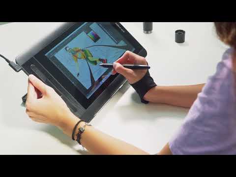 Drawing on XP-Pen Artist 12 Graphics Display