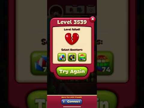 Toon Blast Level 3539 - No Boosts - 3 Stars