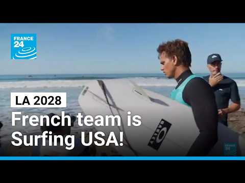 Surfing: France tests Olympic venue ahead of LA 2028