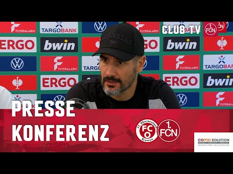 Die PK mit Marcel Brendel & Cristian Fiél | DFB-Pokal | FC Oberneuland - 1. FC Nürnberg 1:9