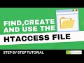 How To Find Create And Use The Htaccess File In WordPress