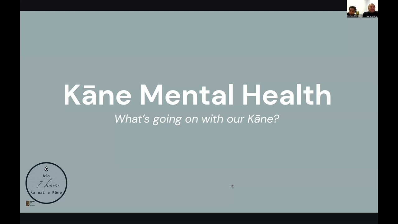 May 15 - Aia I hea ka wai a Kāne Webinar